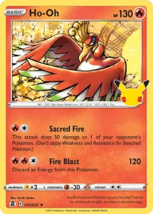 Ho-Oh - Celebrations 001/025 (Regular)