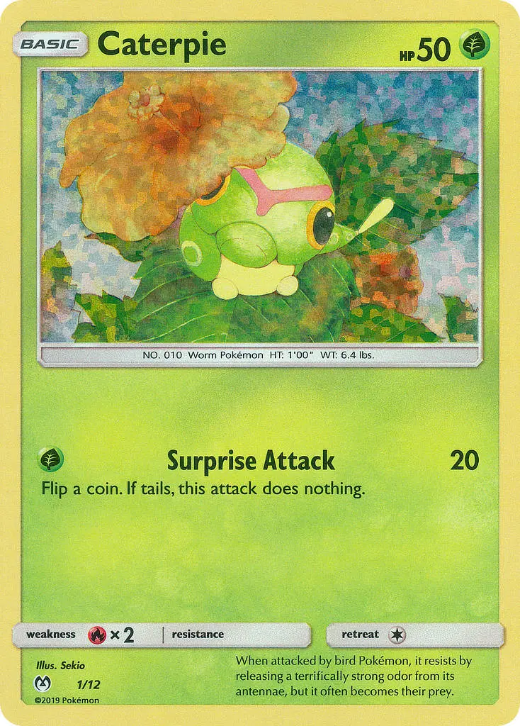 Caterpie - McDonald's Collection 2019 001/012 (Holo)