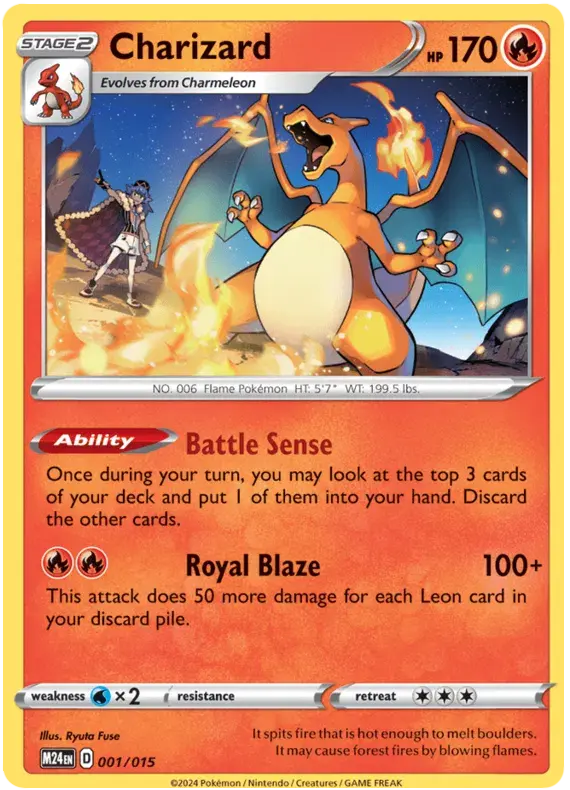 Charizard - McDonald's Collection 2024 001/015 (Regular)