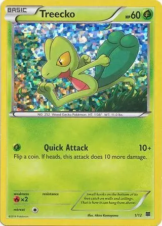 Treecko - McDonald's Collection 2015 001/012 (Holo)