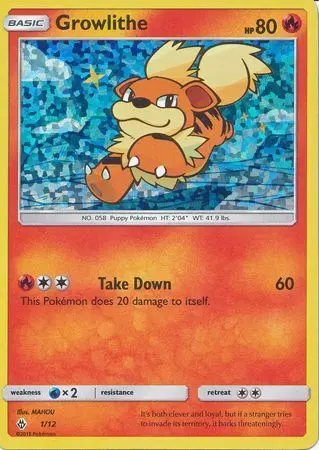 Growlithe - McDonald's Collection 2018 001/012 (Holo)