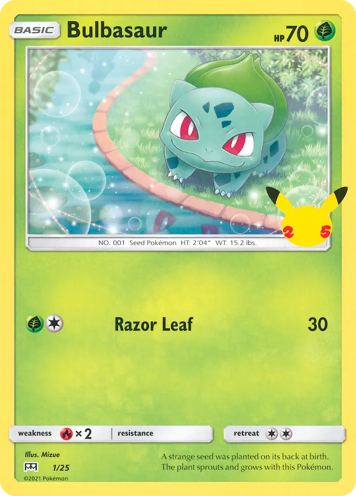 Bulbasaur - McDonald's Collection 2021 001/025 (Regular)