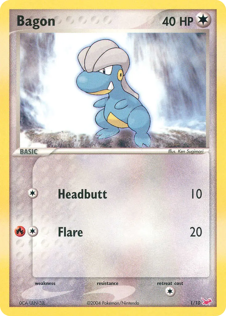 Bagon - EX Trainer Kit Latias 001/010 (Regular)