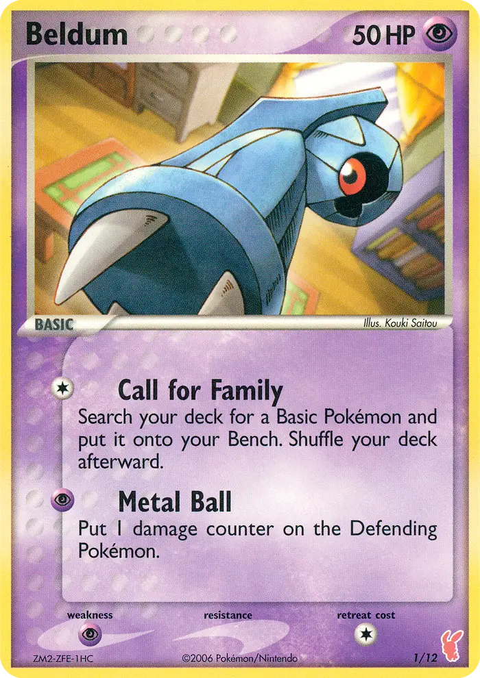 Beldum - EX Trainer Kit 2 Plusle 001/012 (Regular)