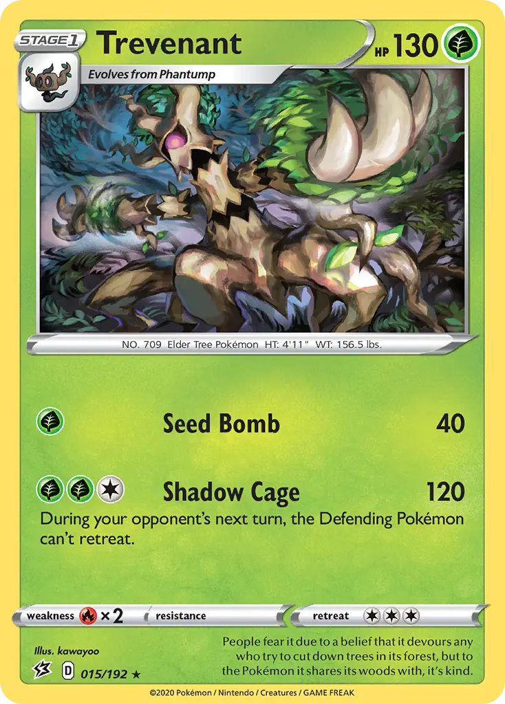 Trevenant - Trick or Trade 2022 001/030 (Holo)