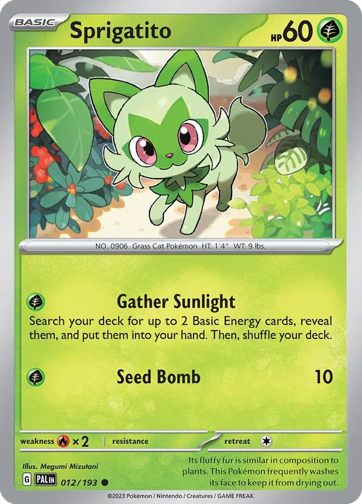 Sprigatito - Trick or Trade 2024 001/030 (Regular)