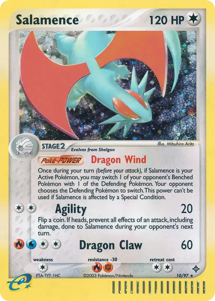 Salamence - Dragon 010/097 (Reverse Holo)