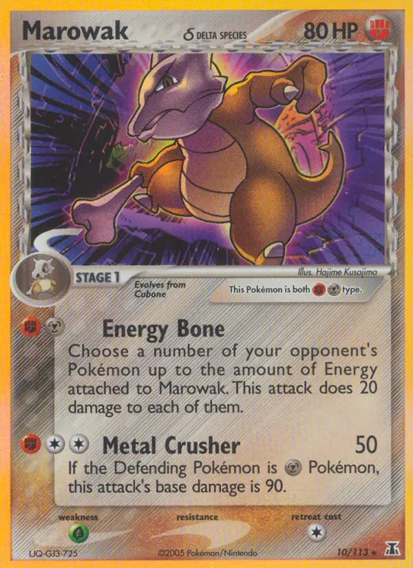 Marowak δ - Delta Species 010/113 (Holo)