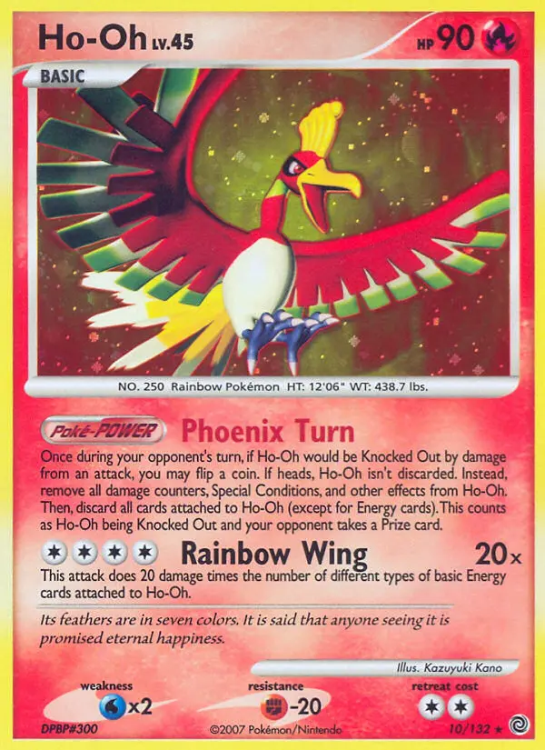 Ho-Oh - Secret Wonders 010/132 (Reverse Holo)