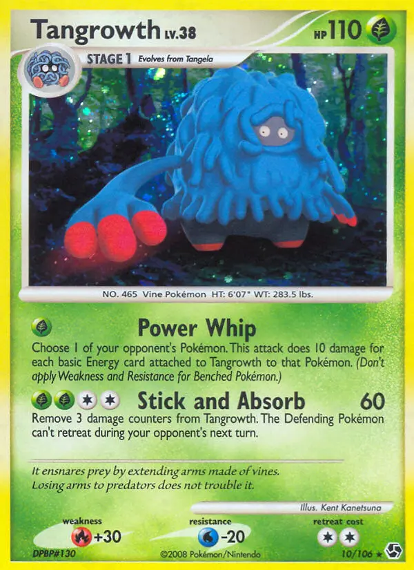 Tangrowth - Great Encounters 010/106 (Reverse Holo)