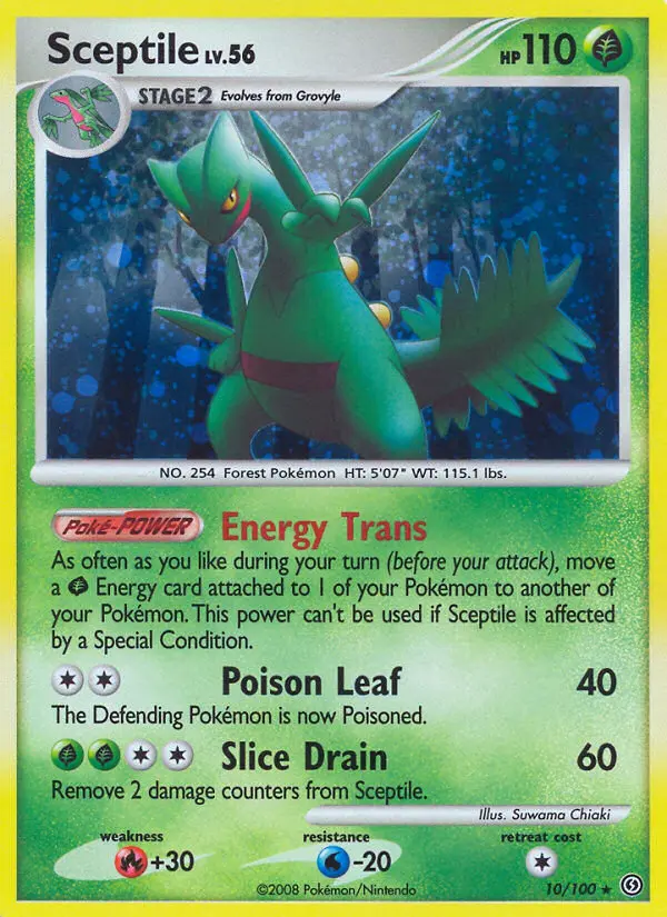 Sceptile - Stormfront 010/100 (Holo)