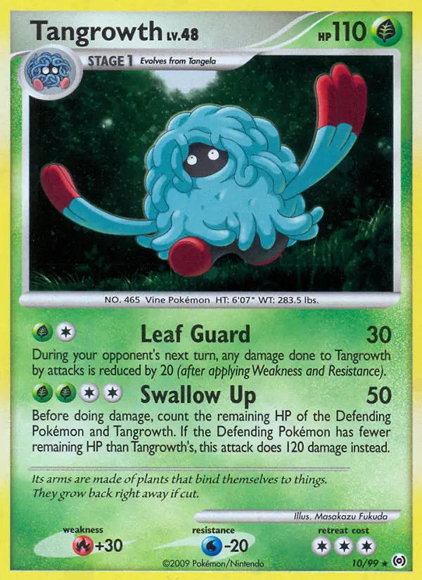 Tangrowth - Arceus 010/099 (Reverse Holo)