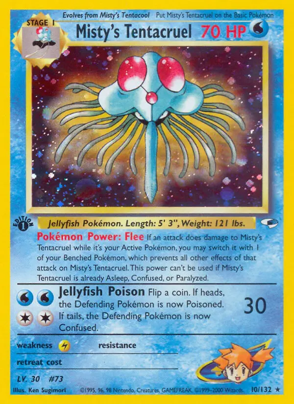 Misty's Tentacruel - Gym Heroes 010/132 (Holo)