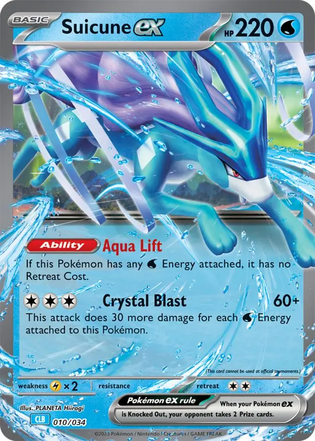 Suicune ex - Blastoise & Suicune ex 010/034 (Holo)