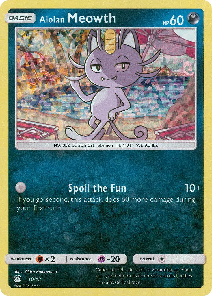 Alolan Meowth - McDonald's Collection 2019 010/012 (Holo)