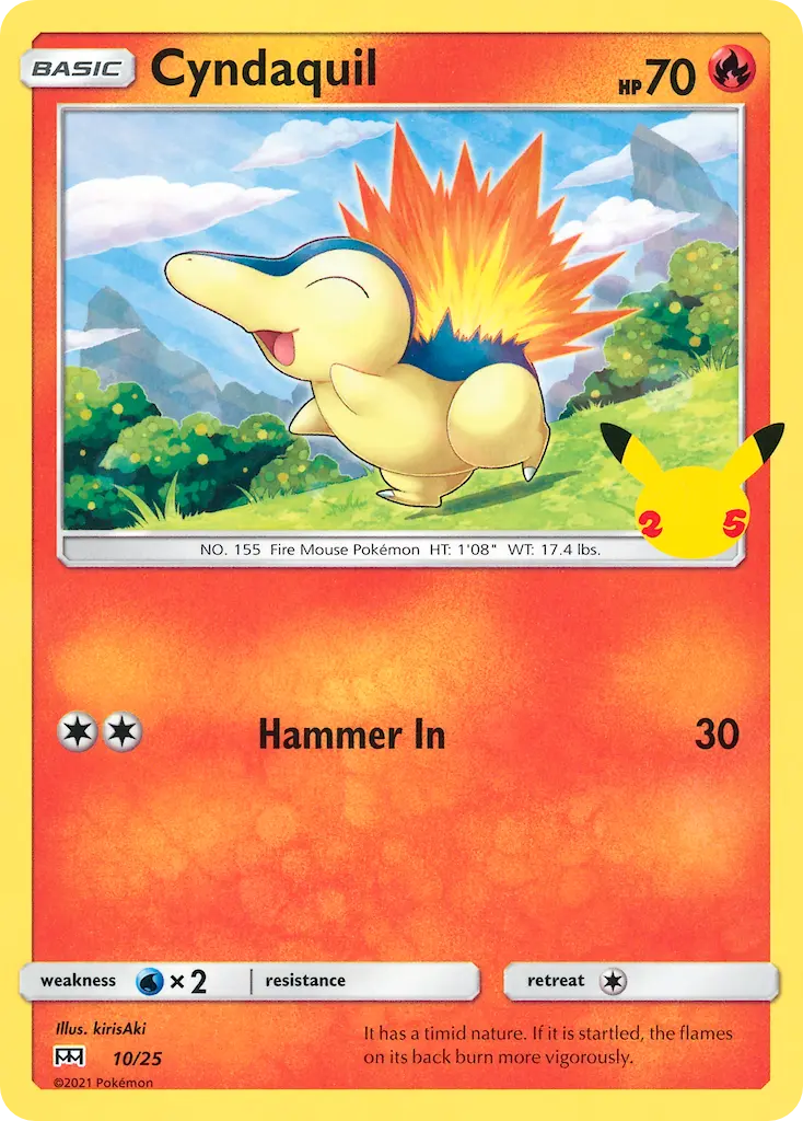 Cyndaquil - McDonald's Collection 2021 010/025 (Holo)