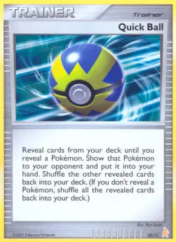 Quick Ball - DP Trainer Kit - Lucario 010/011 (Regular)