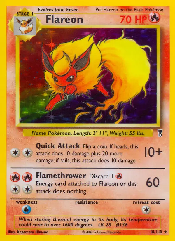 Flareon - Legendary Collection 010/110 (Reverse Holo)