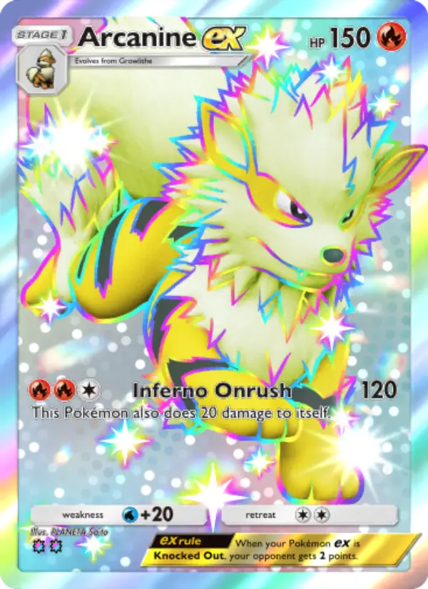 Arcanine ex - Extradimensional Crisis 100/069