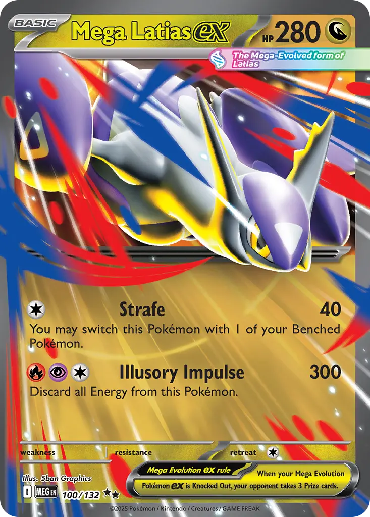 Mega Latias ex - Mega Evolution 100/132 (Holo)