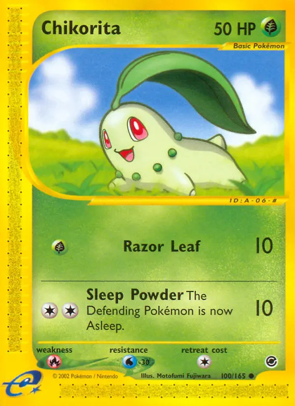 Chikorita - Expedition Base Set 100/165 (Regular)