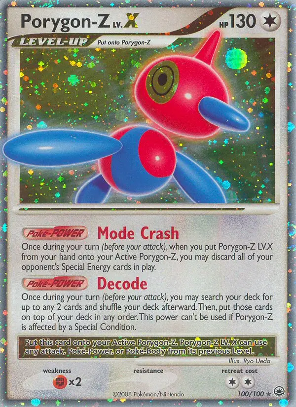 Porygon-Z LV.X - Majestic Dawn 100/100 (Holo)