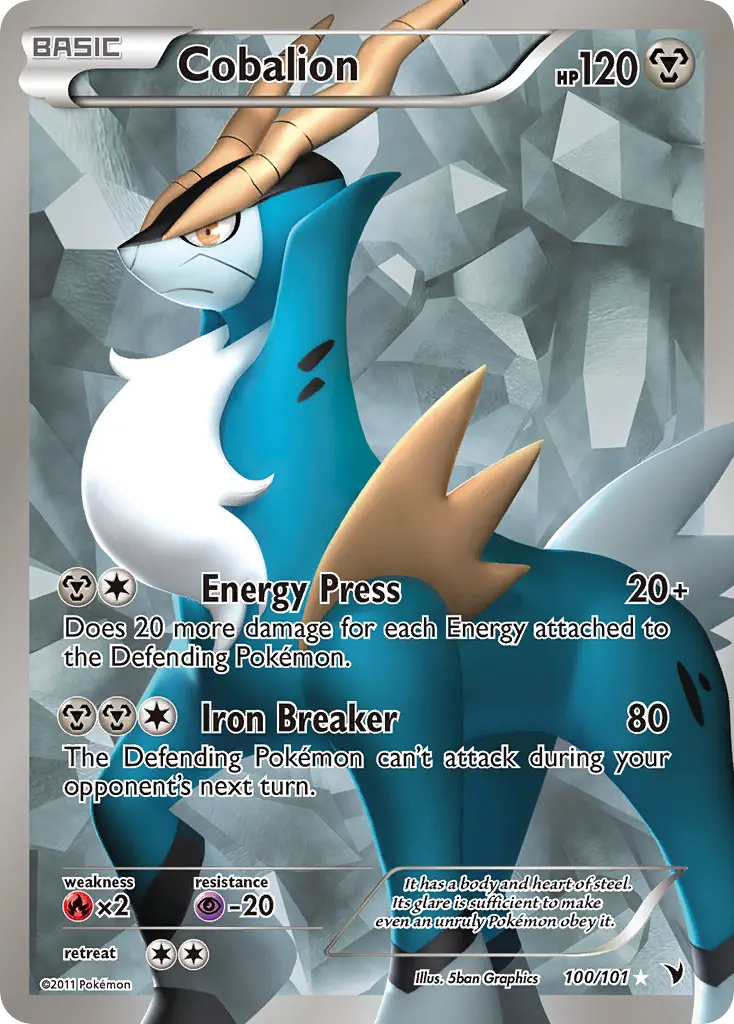 Cobalion - Noble Victories 100/101 (Ultra Rare)