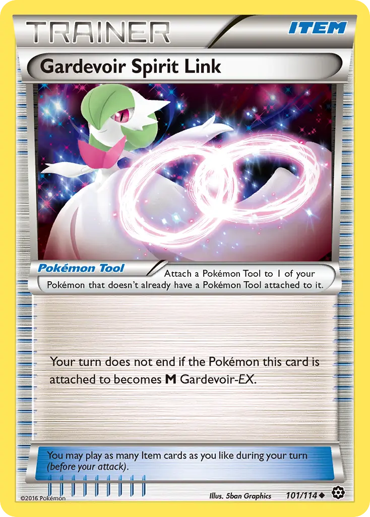 Gardevoir Spirit Link - Steam Siege 101/114 (Reverse Holo)