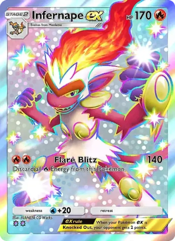 Infernape ex - Secluded Springs 101/071