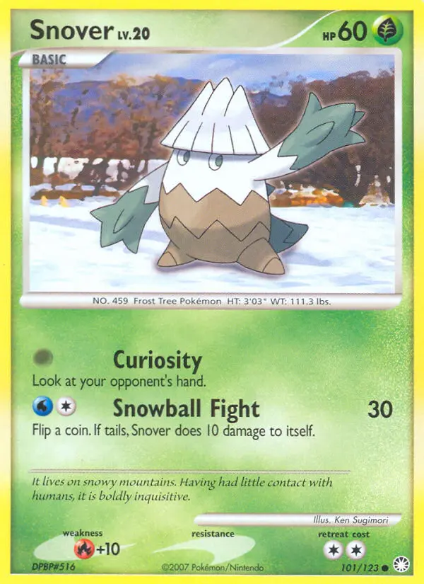 Snover - Mysterious Treasures 101/123 (Regular)