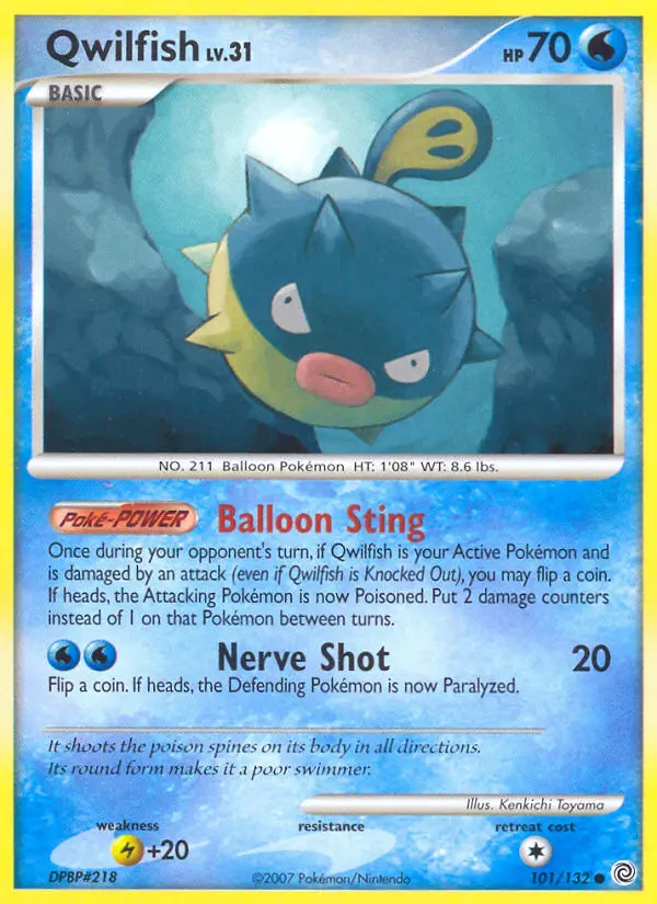 Qwilfish - Secret Wonders 101/132 (Regular)