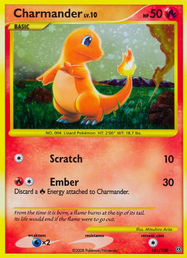 Charmander - Stormfront 101/100 (Secret Rare)