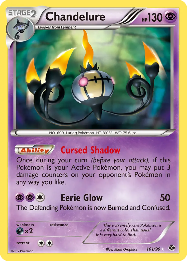 Chandelure - Next Destinies 101/099 (Secret Rare)