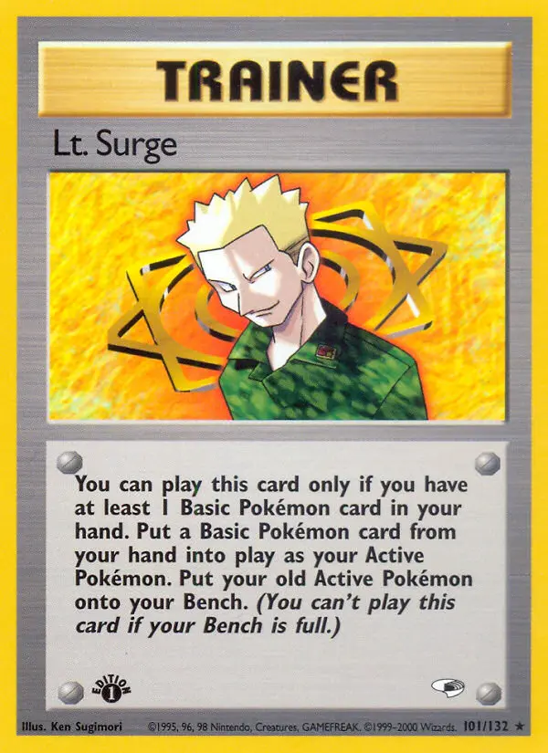 Lt. Surge - Gym Heroes 101/132 (Regular)