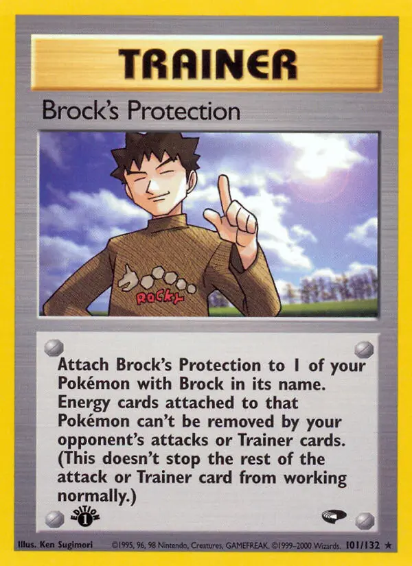 Brock's Protection - Gym Challenge 101/132 (Regular)