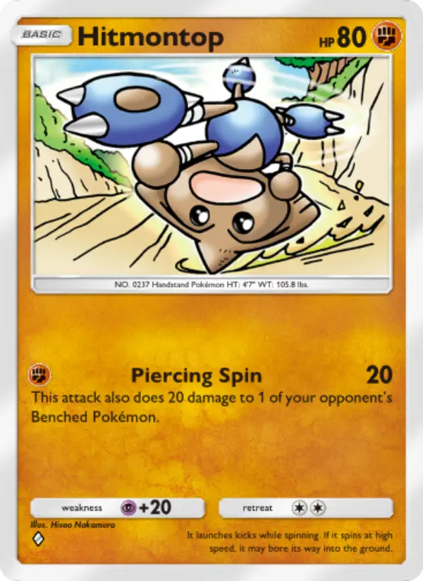 Hitmontop - Wisdom of Sea and Sky 102/161