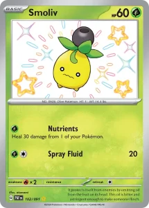 Smoliv - Paldean Fates 102/091 (Shiny Rare)
