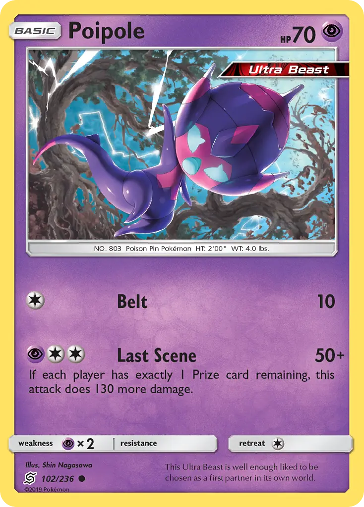 Poipole - Unified Minds 102/236 (Reverse Holo)