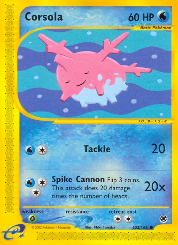 Corsola - Expedition Base Set 102/165 (Regular)