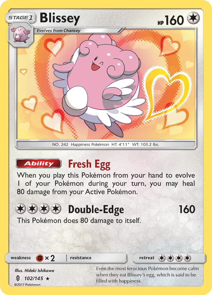 Blissey - Guardians Rising 102/145 (Reverse Holo)