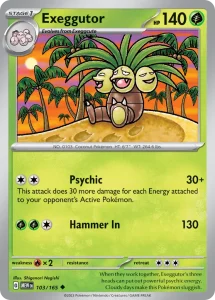 Exeggutor - 151 103/165 (Regular)