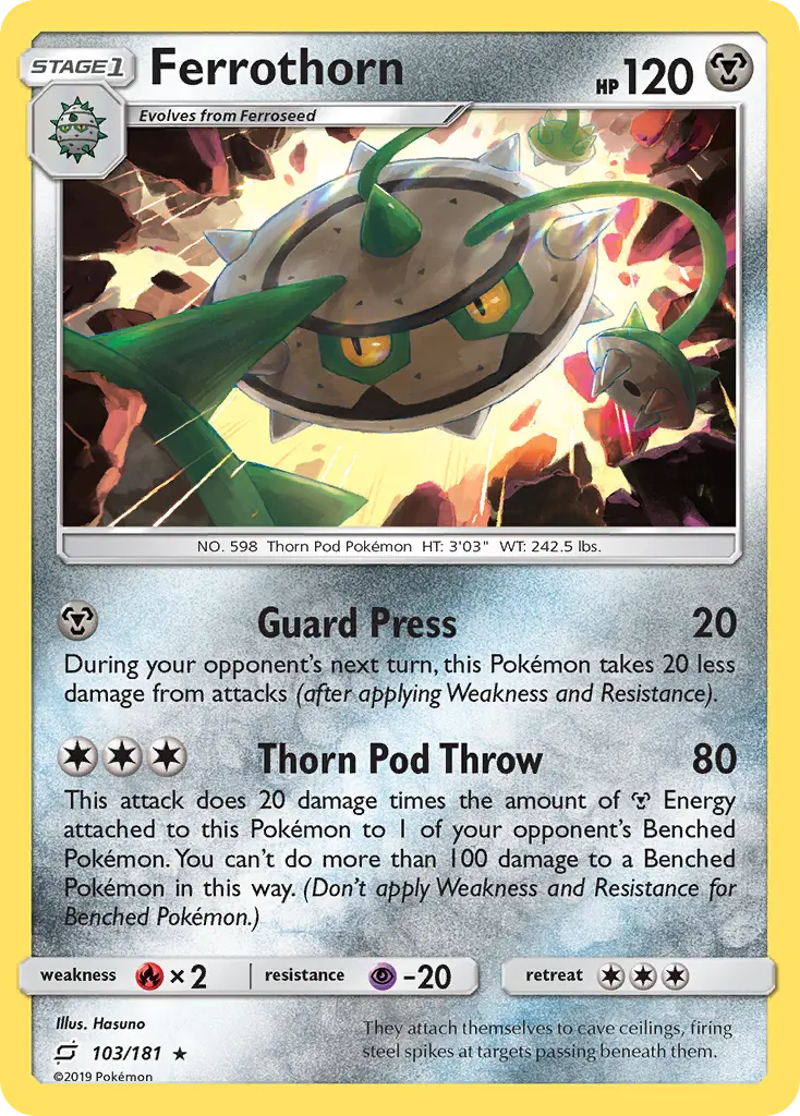 Ferrothorn - Team Up 103/181 (Regular)