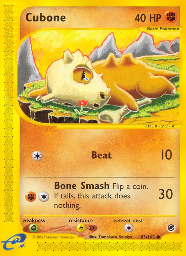 Cubone - Expedition Base Set 103/165 (Regular)
