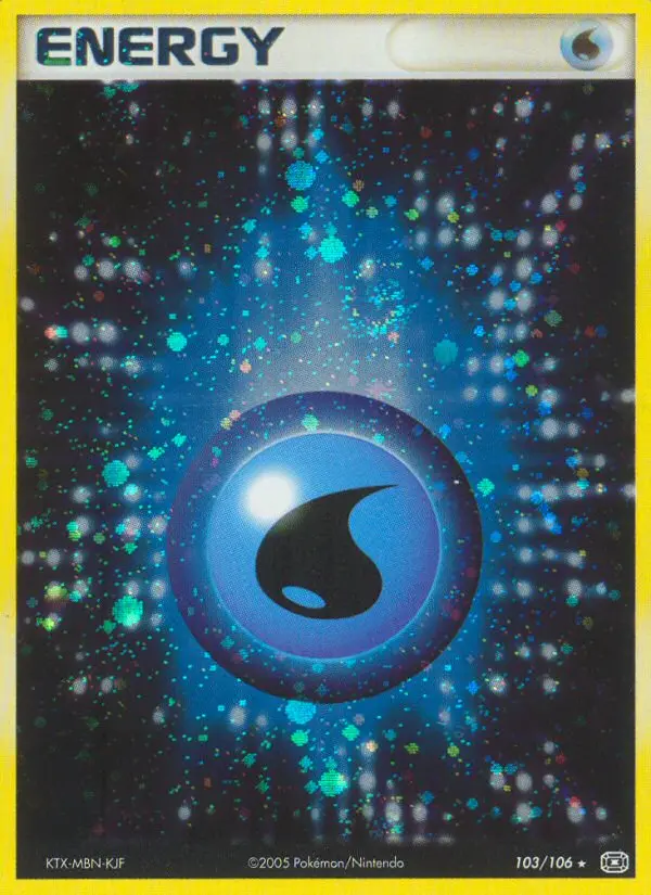 Water Energy - Emerald 103/106 (Reverse Holo)
