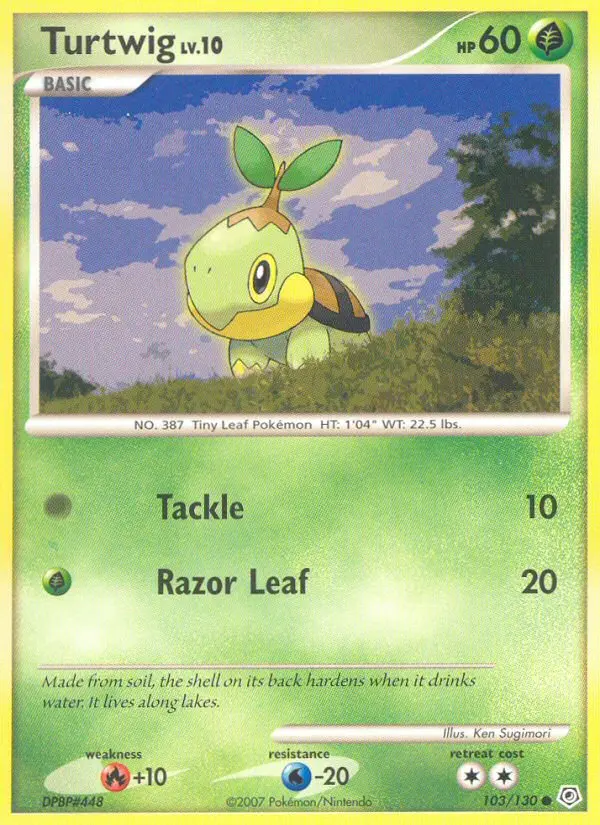 Turtwig - Diamond & Pearl 103/130 (Regular)