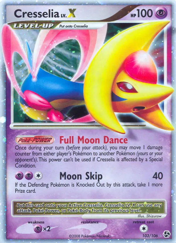 Cresselia LV.X - Great Encounters 103/106 (Holo)