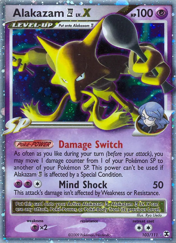 Alakazam E4 LV.X - Rising Rivals 103/111 (Holo)