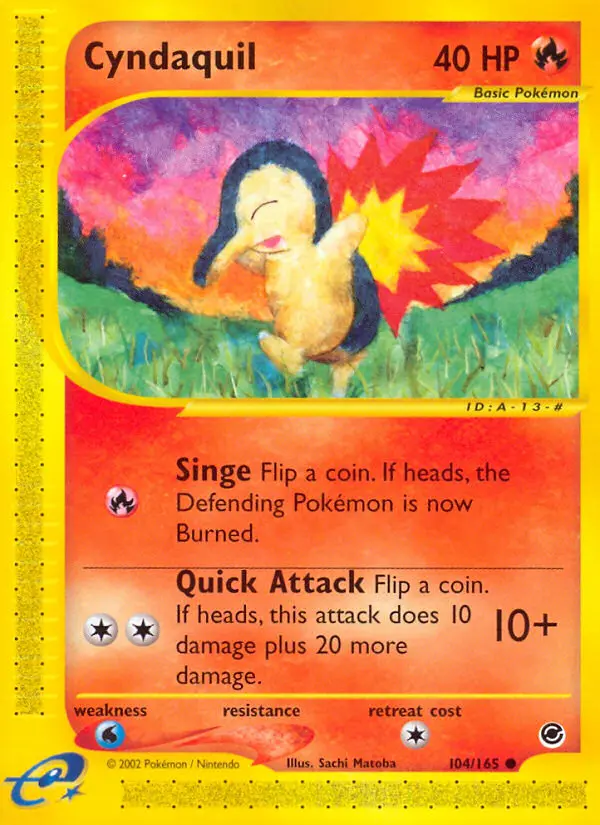 Cyndaquil - Expedition Base Set 104/165 (Regular)