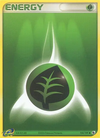 Grass Energy - Ruby & Sapphire 104/109 (Regular)