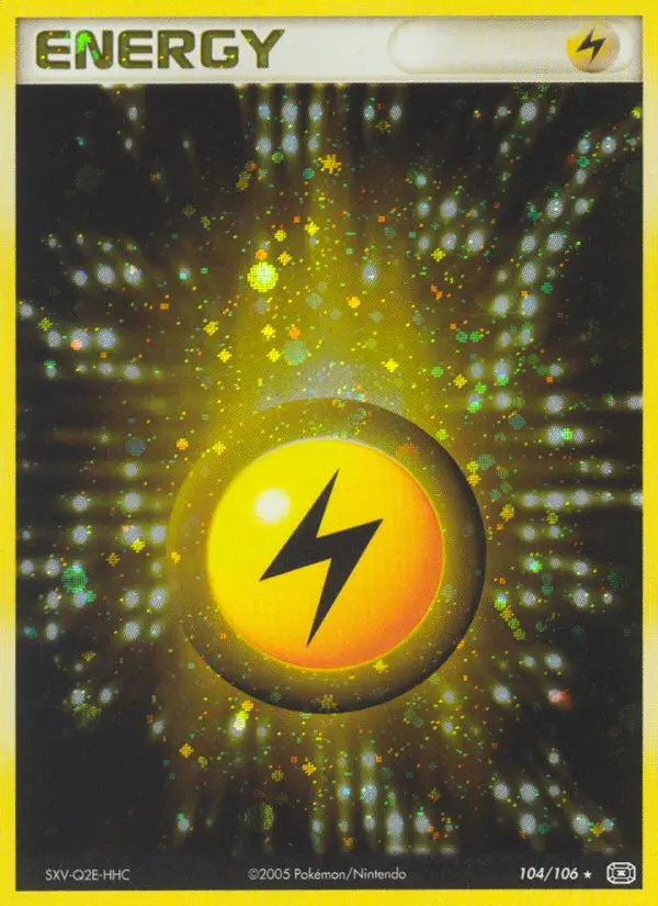 Lightning Energy - Emerald 104/106 (Reverse Holo)